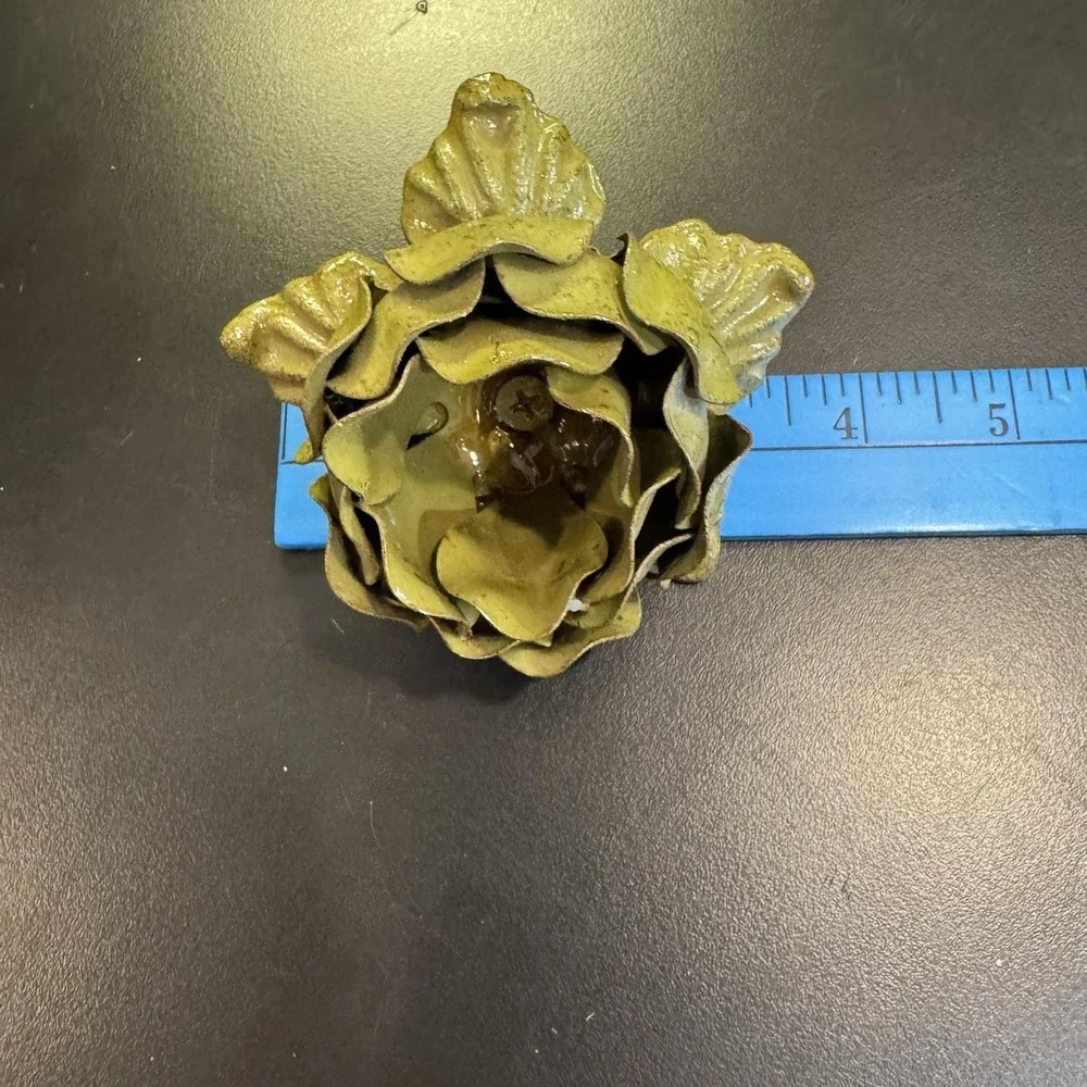 Wine BOTTLE TOPPER‎ Mexican Metal Rose Bottle Decoration, Green Flower